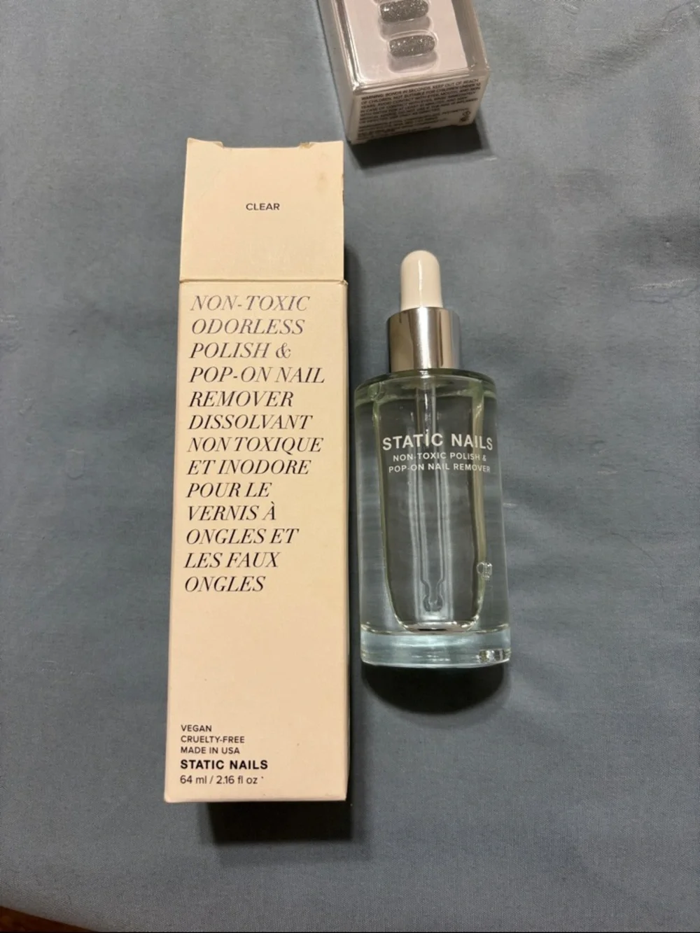 Static Nails Crushed Diamonds Nails and Remover Set